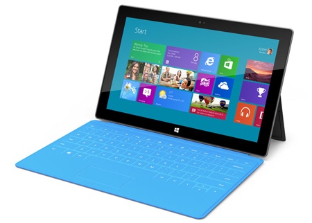 Microsoft Surface – světle modrý